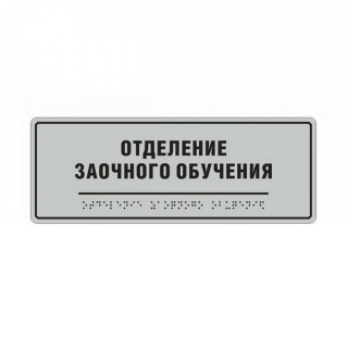 Комплексная тактильная табличка на композитной основе с индивидуальными размерами