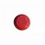 Конус тактильный без штифта (5x35 мм) рифление-насечка (преодолимое препятствие, поле внимания, непреодолимое препятствие) ПВХ (красный) 35x35x5 мм