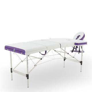 Массажный стол алюминиевый Med-Mos JFAL01A, 3-х секционный