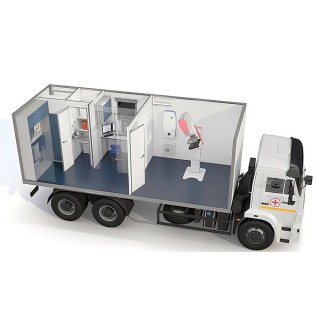 Передвижной комплекс МЛПМ «РЕНТГЕН-ДИАГНОСТИКА», исполнение МАММОГРАФ