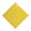 Плитка тактильная (преодолимое препятствие, поле внимания, конусы линейные) ПВХ (желтая) 300х300х4 мм