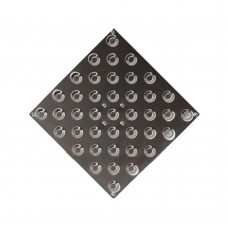 Плитка тактильная (непреодолимое препятствие, конусы шахматные) 300х300х7 мм