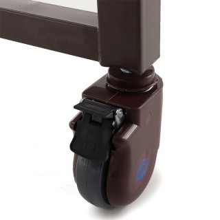 Кровать механическая Med-Mos YG-6 (ЛДСП венге) с туалетным устройством, функцией "кардио-кресло"