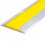 Лента тактильная направляющая ПВХ (желтая) в AL профиле 4,5х46 мм