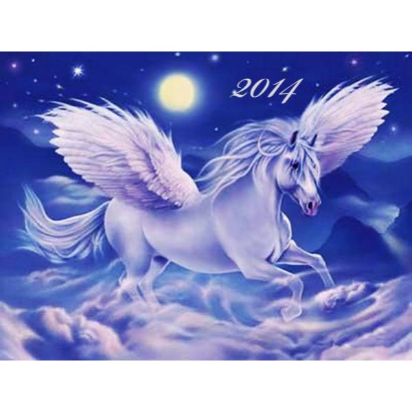 С новым 2014 годом! С годом лошади! Всех поздравляем!