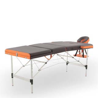 Массажный стол алюминиевый Med-Mos JFAL01A, 3-х секционный