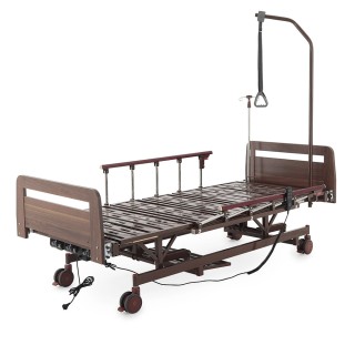 Кровать медицинская Med-Mos DB-6 (ЛДСП венге) с аккумулятором и удлинением