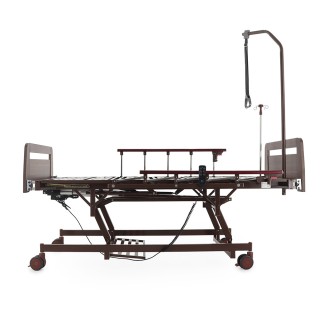 Кровать медицинская Med-Mos DB-6 (ЛДСП венге) с аккумулятором и удлинением