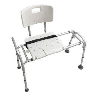 Стул для ванны широкий со сдвижным сиденьем MEGA 510