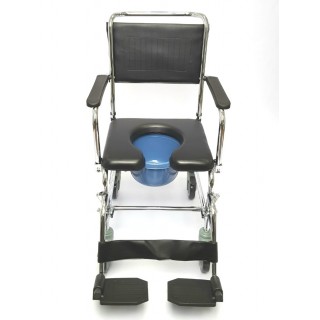 Кресло-каталка инвалидная с санитарным оснащением LY-800 (800-154-A)
