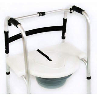 Сиденье с санитарной ёмкостью на ходунки 935BS