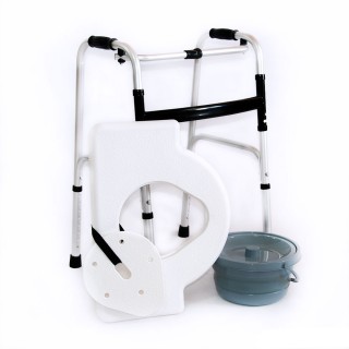 Сиденье с санитарной ёмкостью на ходунки 935BS