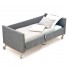 Кровать медицинская функциональная в текстильном чехле MET TERNA COLOR