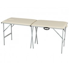 Складной металлический массажный стол 185 х 62 см