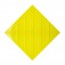 Плитка тактильная (смена направления движения, диагональ) 300х300х4, ПУ, желтый  50245-4-PU-300x300x4-Y