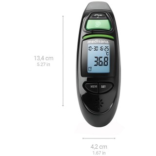 Инфракрасный термометр Medisana TM 750 black