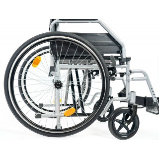 Инвалидная кресло-коляска с транзитными колёсами МЕТ TRANSIT 350