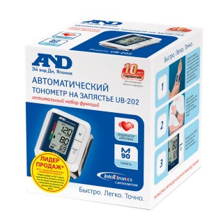 Автоматический тонометр на запястье AND UB-202