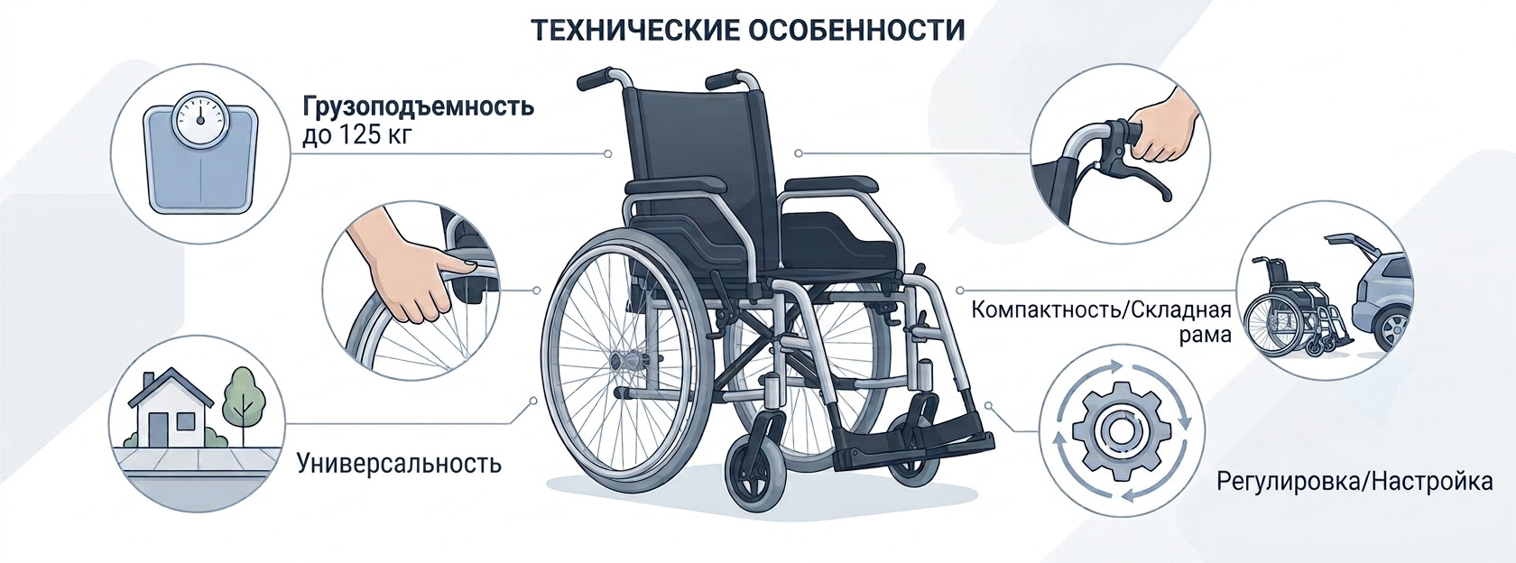 Сравнительная таблица комплектаций колясок OttoBock Старт