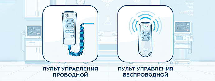 Пульт управления – проводной и беспроводной
