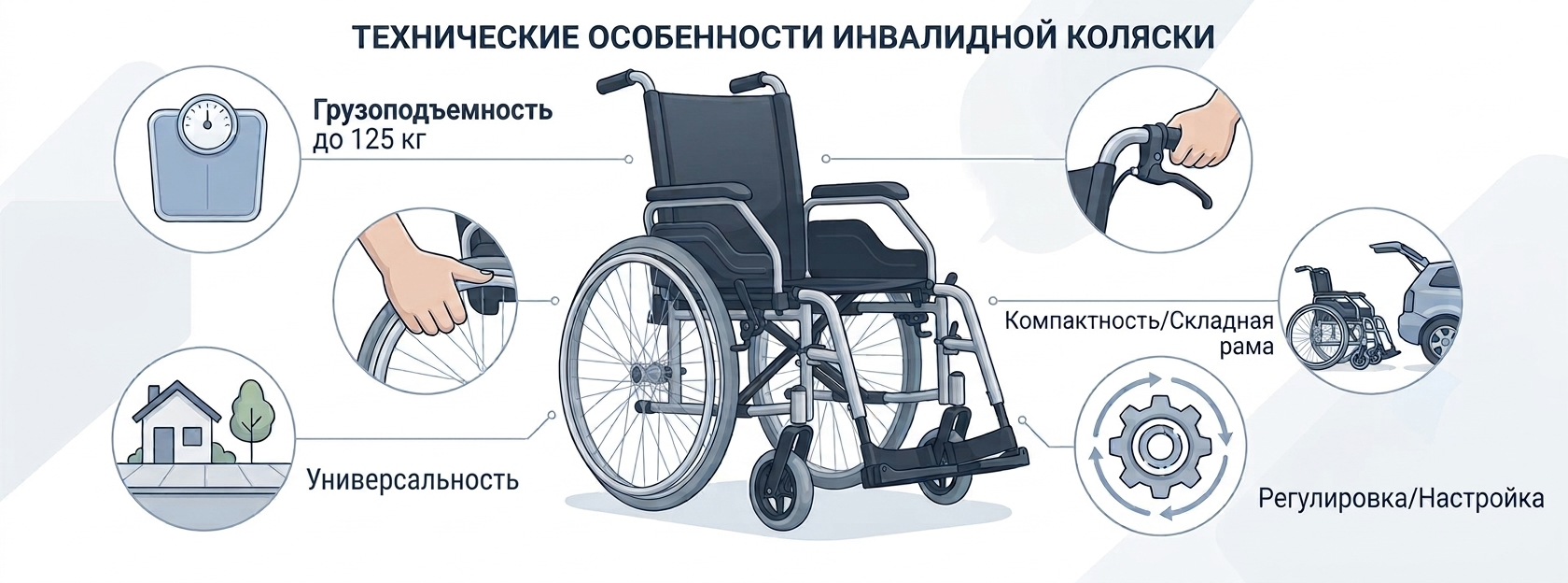 Сравнительная таблица комплектаций колясок OttoBock Старт