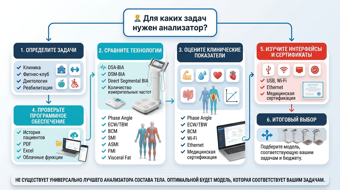 Сравнение анализаторов состава тела