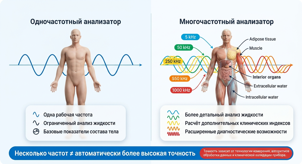 Сравнение анализаторов состава тела