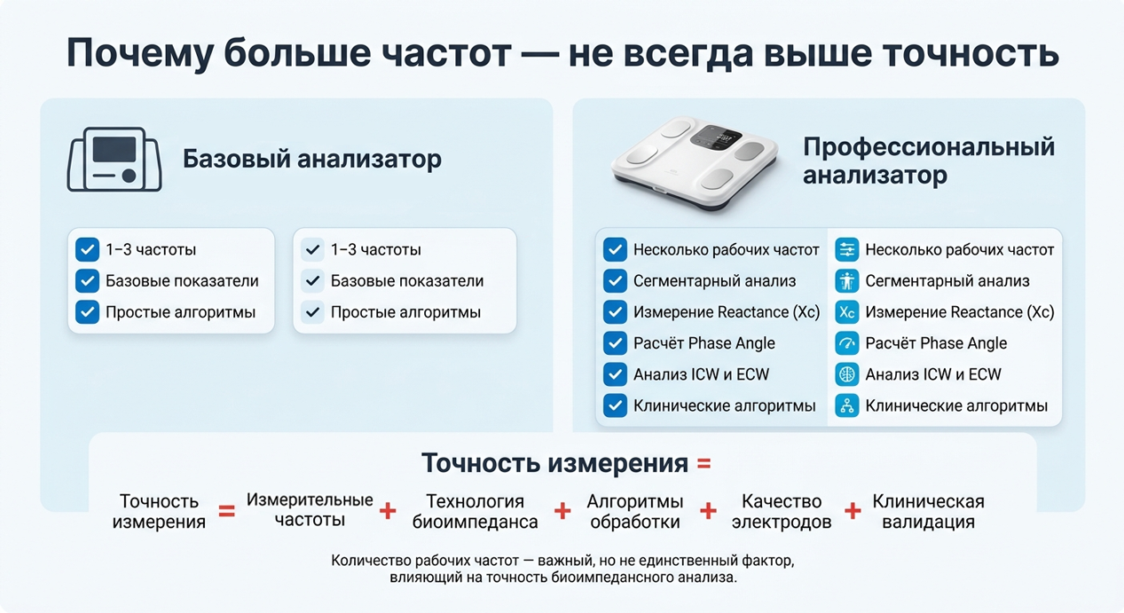 Сравнение анализаторов состава тела