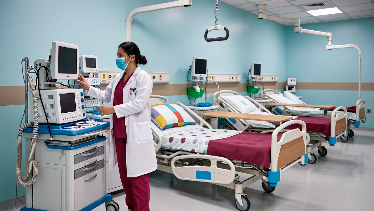 Детские медицинские кровати