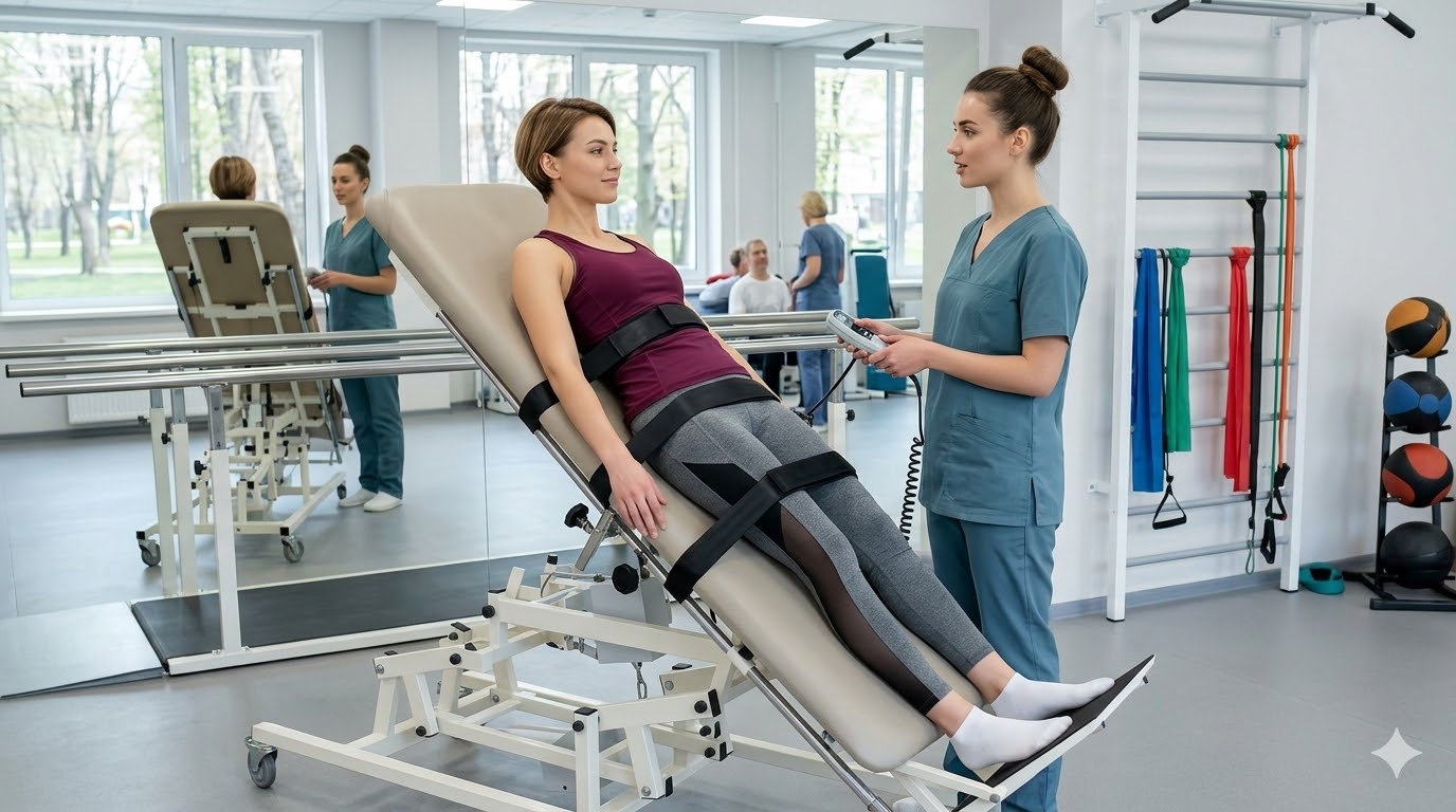 Медицинские столы вертикализаторы