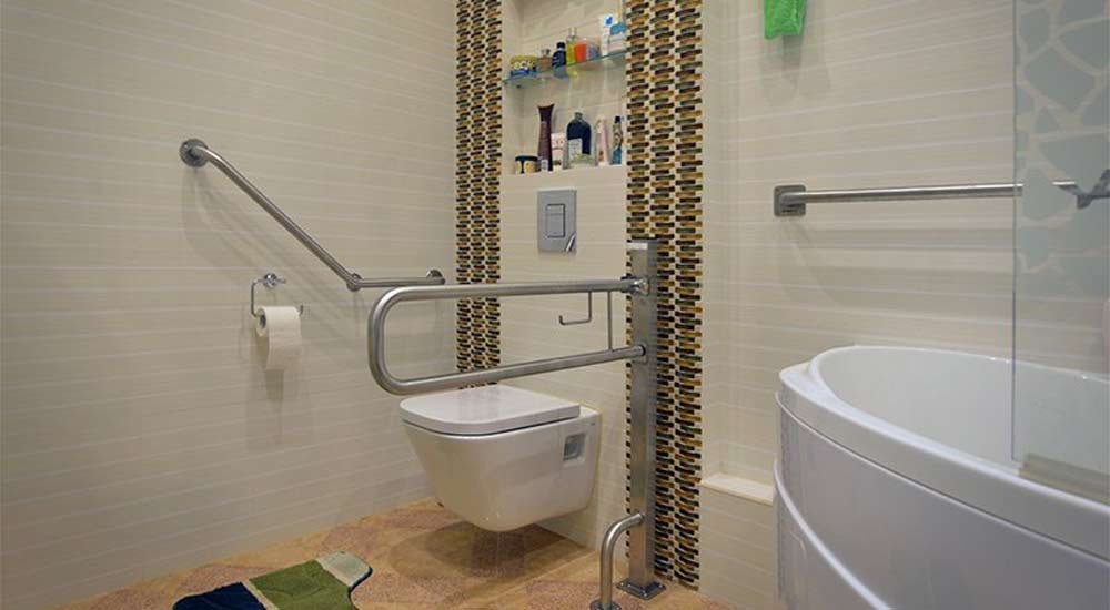 Поручни для инвалидов в санузел