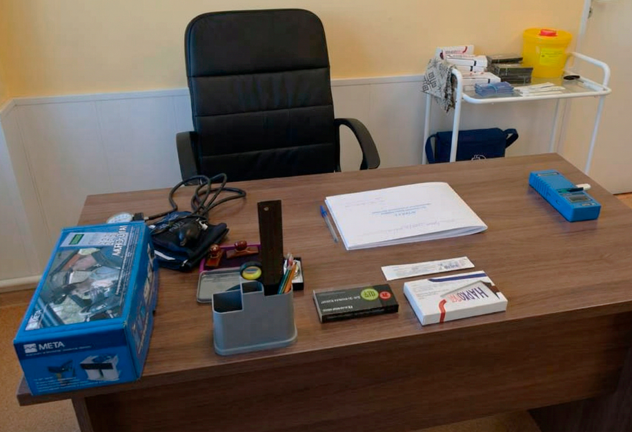 Место для медосмотра водителей