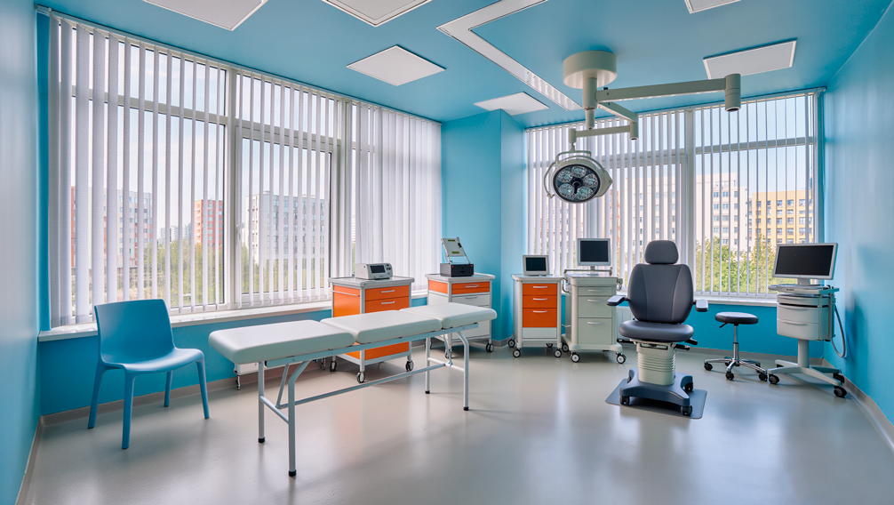 Пример хорошего освещения в больнице