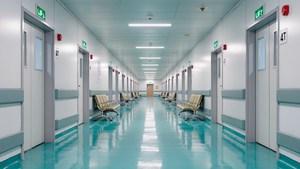 Оборудование места ожидания в больнице