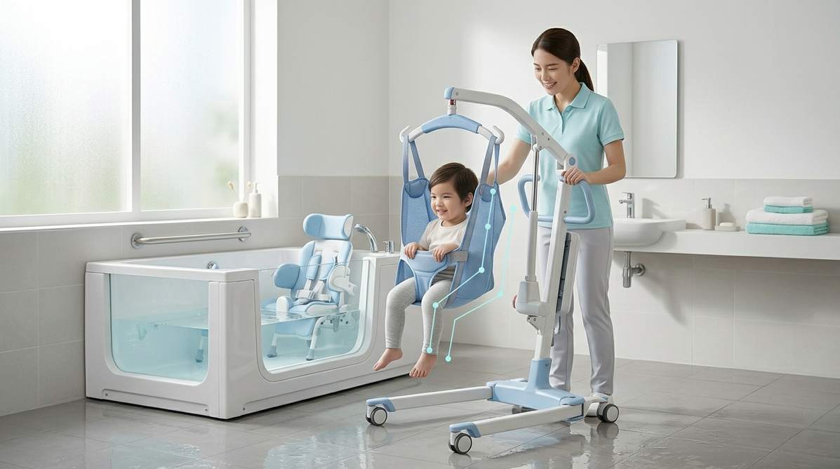 Подъёмники и ванная: безопасность ухода