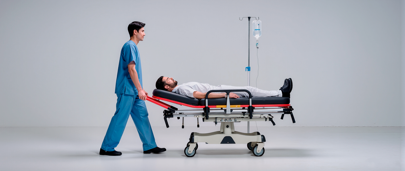 Опции медицинских каталок для перевозки лежачих больных