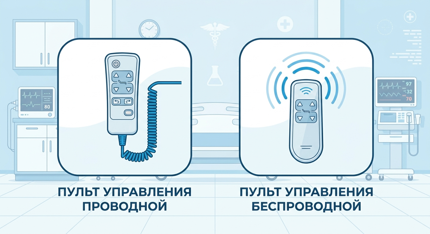 Пульт управления – проводной и беспроводной