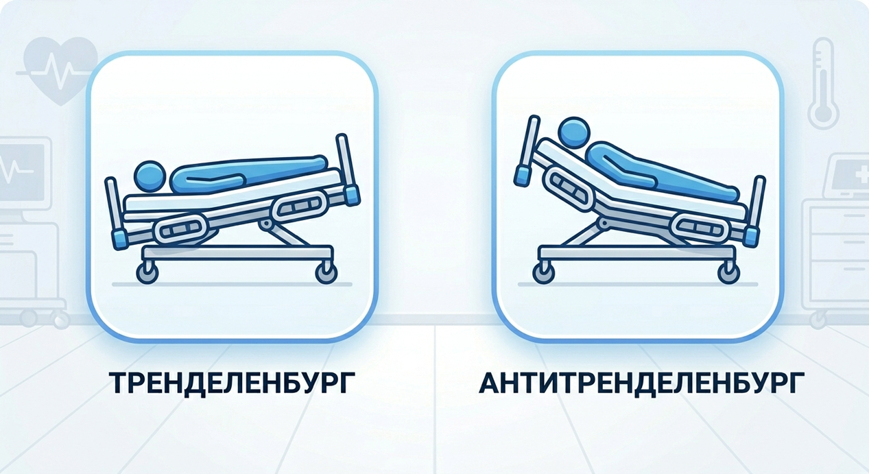 Функции Тренделенбург и Антитренделенбург