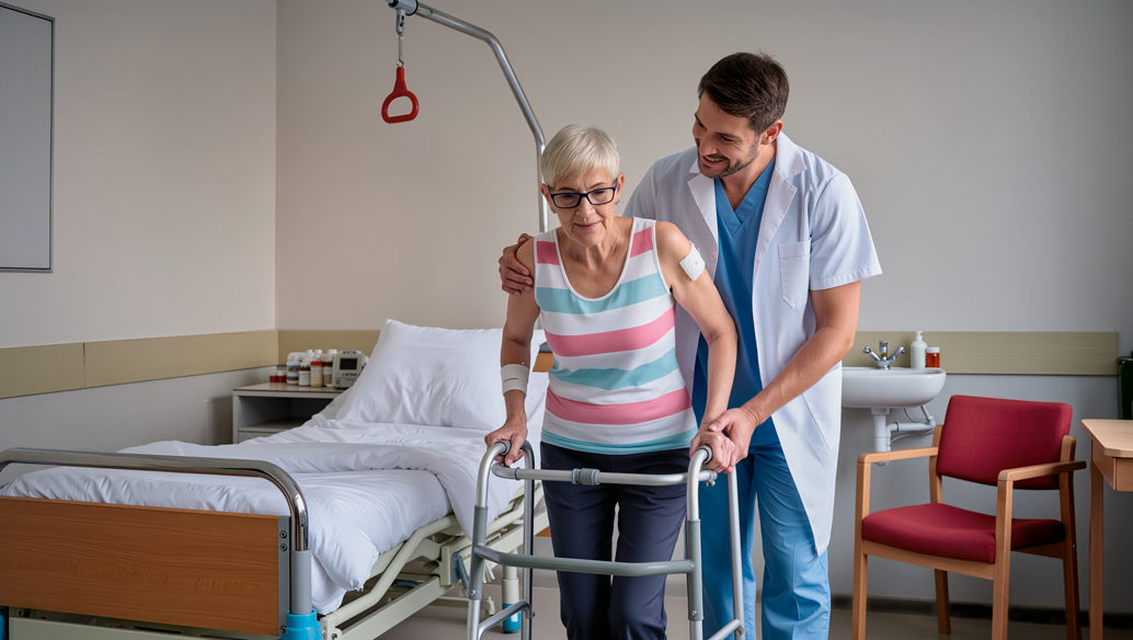 Ходунки при переломе шейки бедра