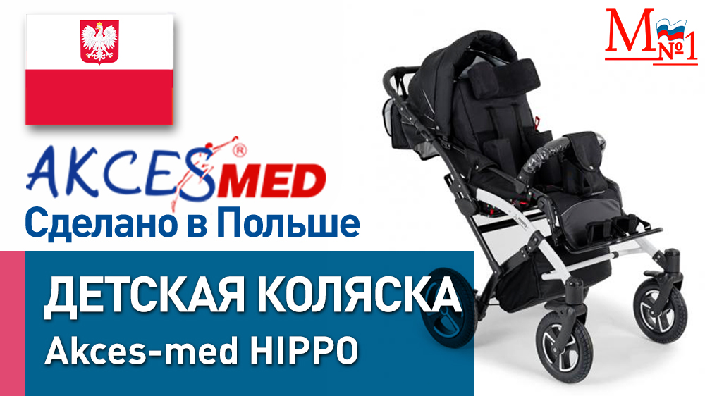 Коляска для детей с ДЦП Akces-Med Hippo (Гиппо)