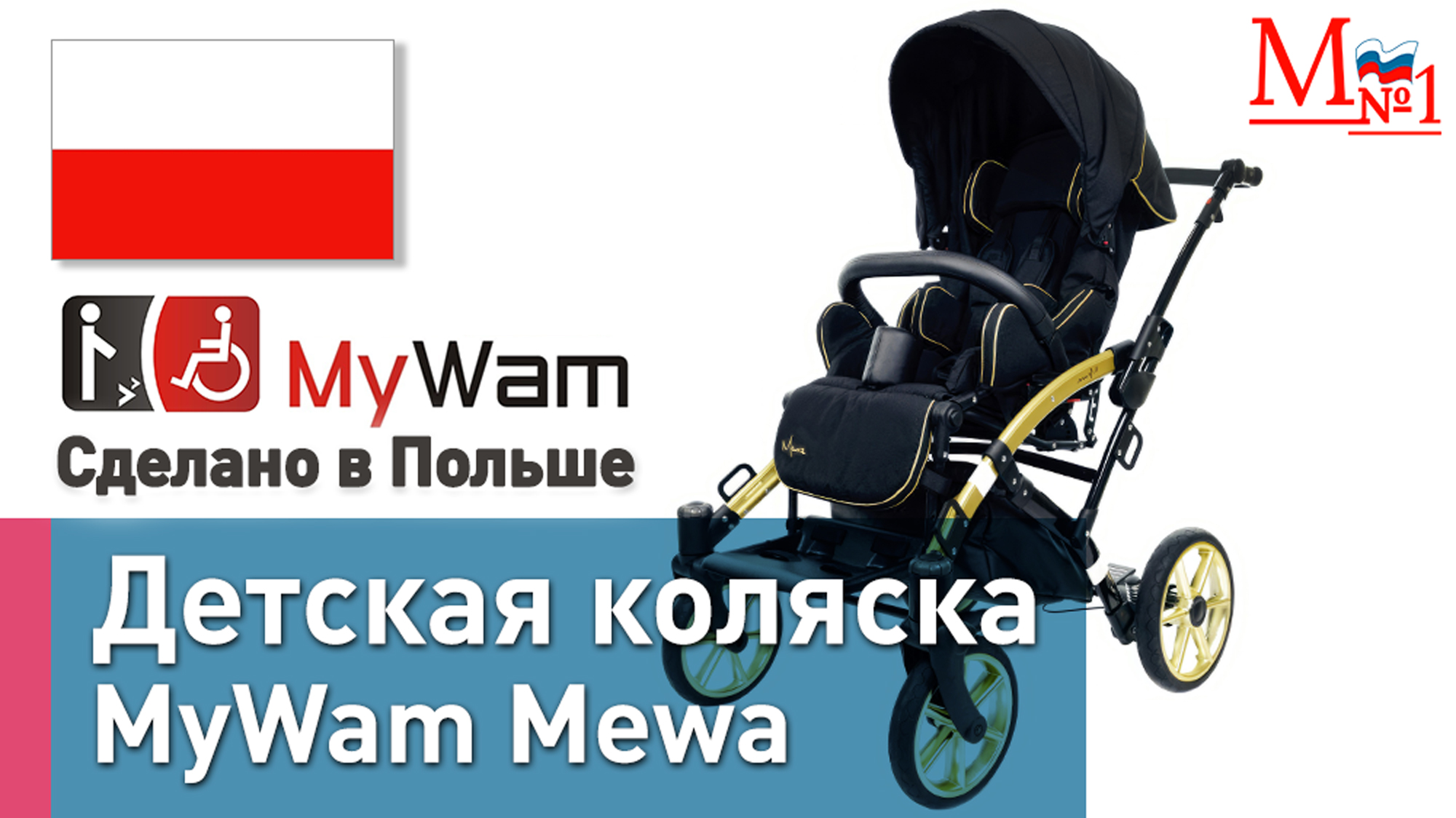 Детская инвалидная коляска MyWam Mewa