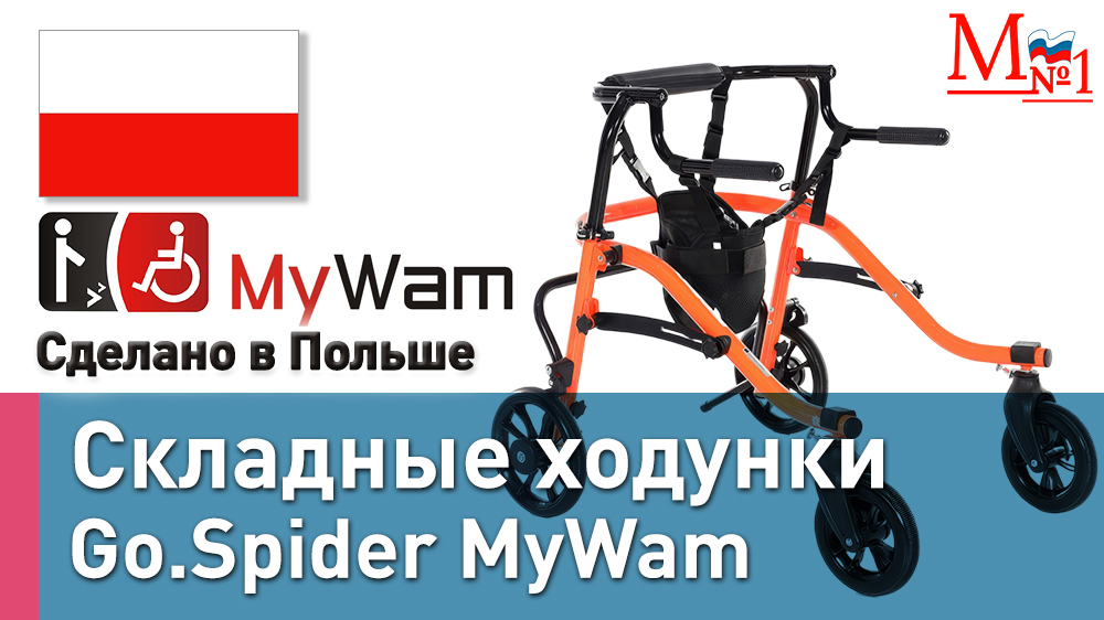 Детские ходунки заднеопорные Go.Spider MyWam